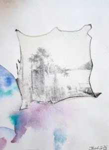 Sofortbildfilm Transfertechnik Mit Aquarell 03