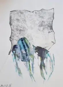 Sofortbildfilm Transfertechnik Mit Aquarell 04